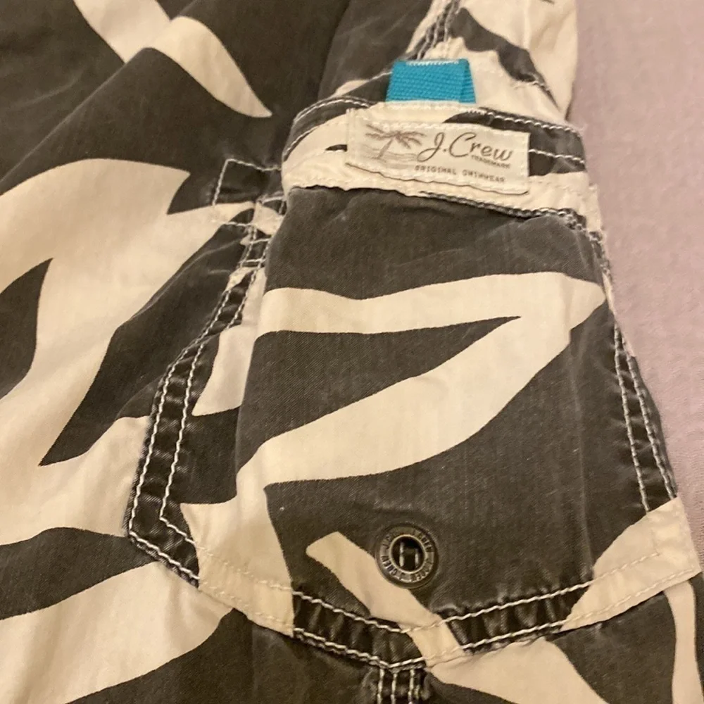 J. Crew cotton blend original swimwear shorts. Size 36 .Style 13808